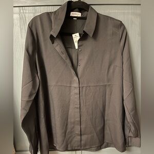 Express Black Slim Fit Shirt